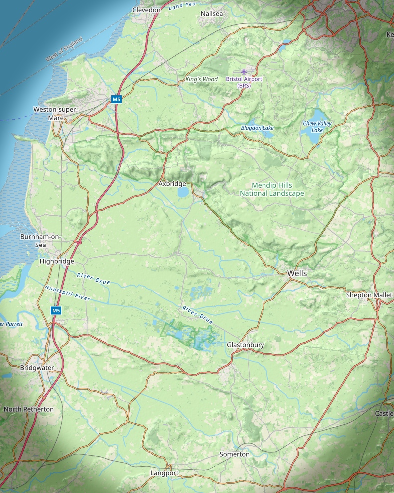 A map showing the operating area for in-person call outs:

From Nailsea in the North, to Somerton in the South. From Bridgwater in the West, to Shepton Mallet in the East.